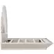 Fantosini Silver Mist Fan Platform Bedroom Set