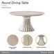 Fantosini Silver Mist 60" Round Dining Table