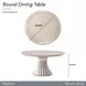 Fantosini Silver Mist 60" Round Dining Table