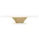 Fantosini Creamy Pearl 140" Extendable Rectangular Dining Table