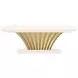 Fantosini Creamy Pearl 140" Extendable Rectangular Dining Table