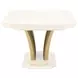 Fantosini Creamy Pearl 140" Extendable Rectangular Dining Table
