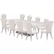 Fantosini Silver Mist Extendable Rectangular Dining Room Set