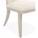 Fantosini Cappuccino Upholstered Dining Side Chair Set of 2