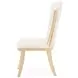 Fantosini Natural Upholstered Dining Side Chair Set of 2
