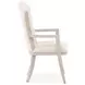 Fantosini Cappuccino Upholstered Dining Arm Chair Set of 2