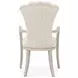 Fantosini Cappuccino Upholstered Dining Arm Chair Set of 2