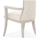 Fantosini Cappuccino Upholstered Dining Arm Chair Set of 2