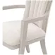 Fantosini Cappuccino Upholstered Dining Arm Chair Set of 2