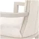Fantosini Cappuccino Upholstered Dining Arm Chair Set of 2