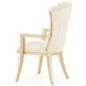 Fantosini Natural Upholstered Dining Arm Chair Set of 2