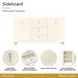 Fantosini Creamy Pearl 2 Door Sideboard