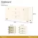 Fantosini Creamy Pearl 2 Door Sideboard