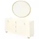 Fantosini Silver Mist Round Dining Room Set
