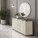 Fantosini Silver Mist 2 Door Sideboard with Mirror
