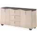 Fantosini Silver Mist Extendable Rectangular Dining Room Set