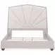 Fantosini Silver Mist and Cappuccino Upholstered Panel Bedroom Set