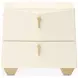 Fantosini Creamy Pearl 2 Drawer Nightstand