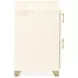 Fantosini Creamy Pearl 2 Drawer Nightstand