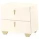 Fantosini Creamy Pearl 2 Drawer Nightstand