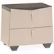 Fantosini Silver Mist Fan Platform Bedroom Set