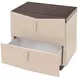 Fantosini Silver Mist 2 Drawer Nightstand