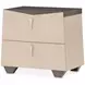 Fantosini Silver Mist Fan Platform Bedroom Set