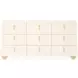 Fantosini Creamy Pearl 9 Drawer Dresser