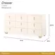 Fantosini Creamy Pearl 9 Drawer Dresser
