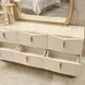 Fantosini Creamy Pearl 9 Drawer Dresser with Mirror