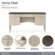 Fantosini Silver Mist Vanity Desk