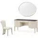 Fantosini Silver Mist Fan Platform Bedroom Set