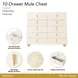 Fantosini Creamy Pearl 10 Drawer Mule Chest