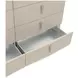 Fantosini Silver Mist 10 Drawer Mule Chest