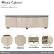 Fantosini Silver Mist 80" TV Stand