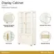 Fantosini Creamy Pearl 2 Door Display Cabinet