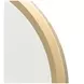 Fantosini Gold Oval Wall Mirror
