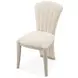 Fantosini Cappuccino Upholstered Vanity Chair