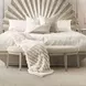 Fantosini Cappuccino Upholstered 59" Bed Bench