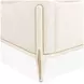 La Terrazza Creamy Pearl King Upholstered Panel Bed