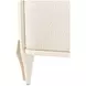 La Terrazza Creamy Pearl King Upholstered Panel Bed