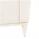 La Terrazza Creamy Pearl King Upholstered Panel Bed