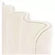 La Terrazza Creamy Pearl King Upholstered Panel Bed