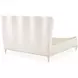 La Terrazza Creamy Pearl King Upholstered Panel Bed