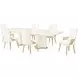 La Terrazza Creamy Pearl Extendable Rectangular Dining Room Set