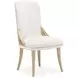 La Terrazza Creamy Pearl Upholstered Dining Side Chair Set of 2