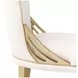 La Terrazza Creamy Pearl Upholstered Dining Side Chair Set of 2