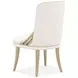 La Terrazza Creamy Pearl Upholstered Dining Side Chair Set of 2