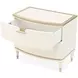 La Terrazza Creamy Pearl 2 Drawer Large Nightstand