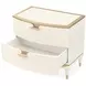 La Terrazza Creamy Pearl 2 Drawer Large Nightstand